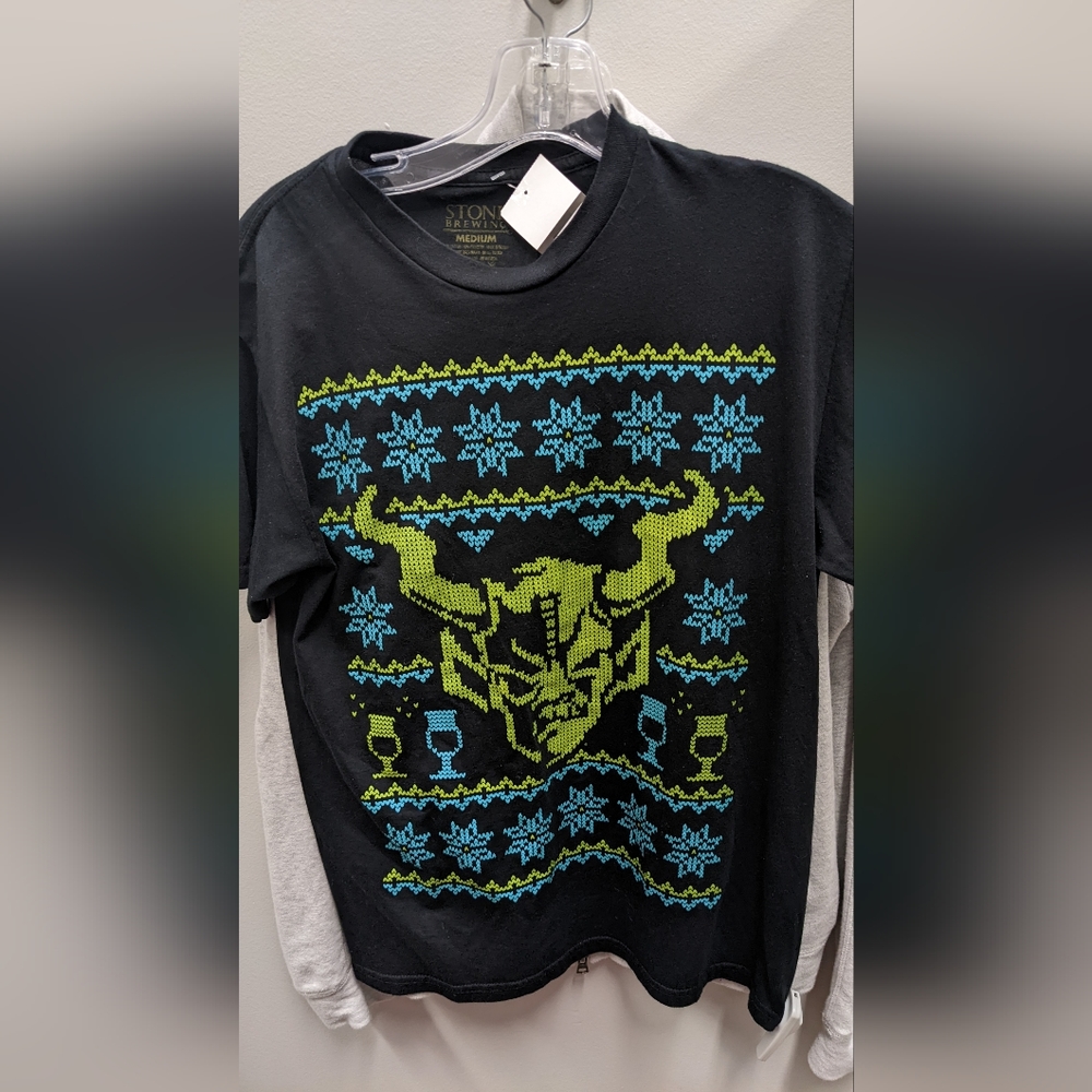 Stone Brewing Ugly Christmas tshirt Size Medium m